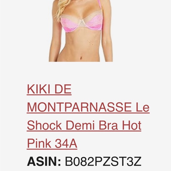 KIKI DE MONTPARNASSE Hot Pink Bra - Picture 7 of 7
